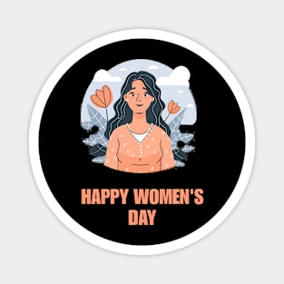 Happy Women's Day Magnet